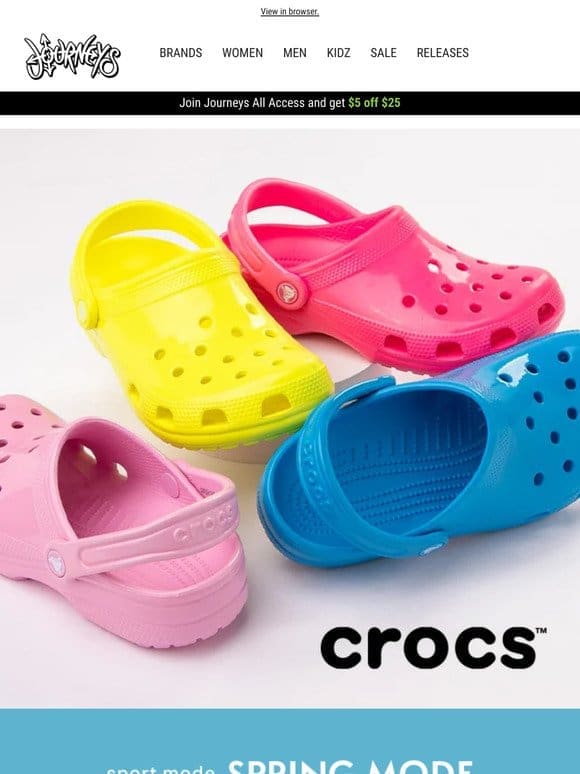 Crocs | Sport Mode > SPRING mode