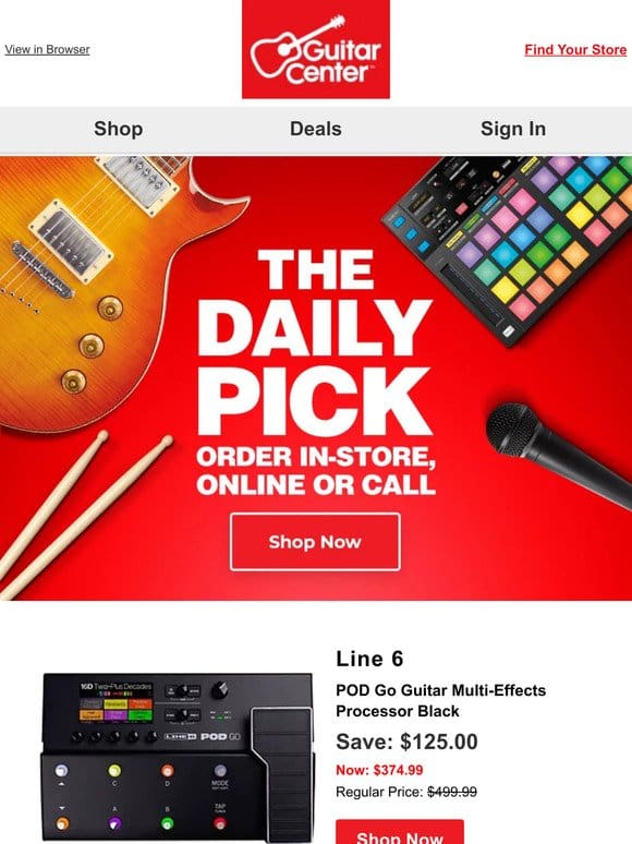 Daily Pick: Uncover your deal of the day