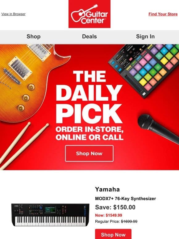 Daily Pick: Uncover your deal of the day