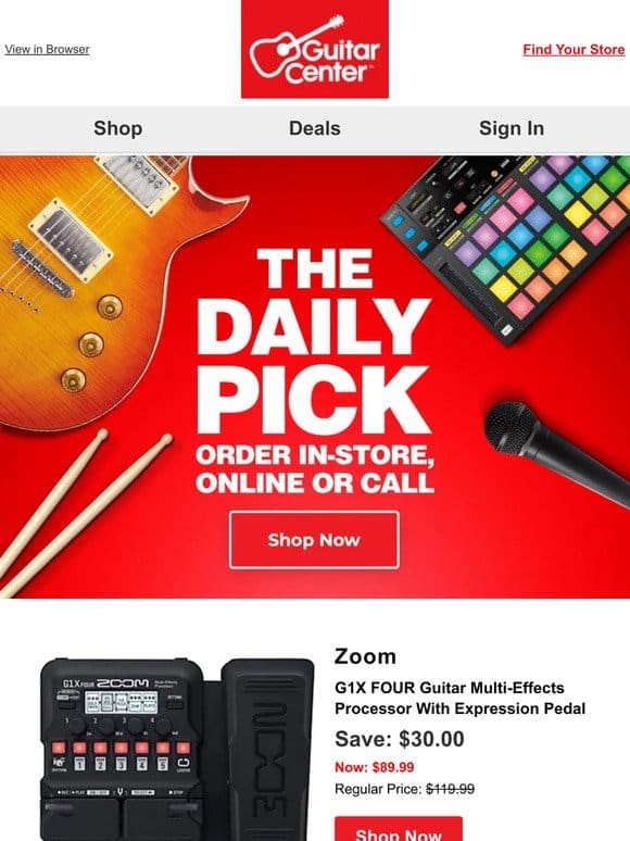 Daily Pick: Uncover your deal of the day