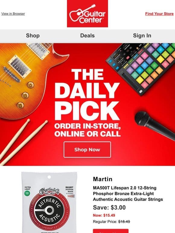 Daily Pick: Uncover your deal of the day