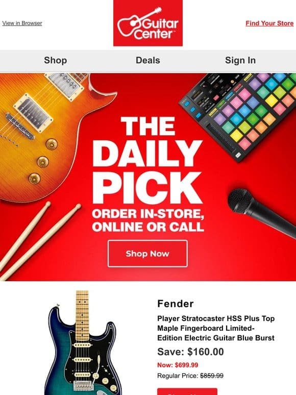 Daily Pick: Uncover your deal of the day