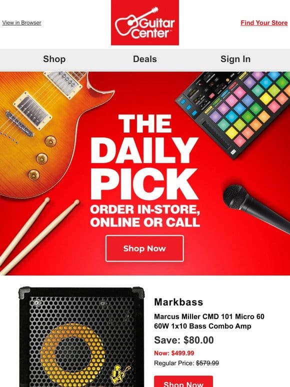 Daily Pick: Uncover your deal of the day