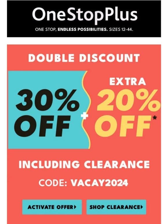 Delivered: Your 20% off BONUS