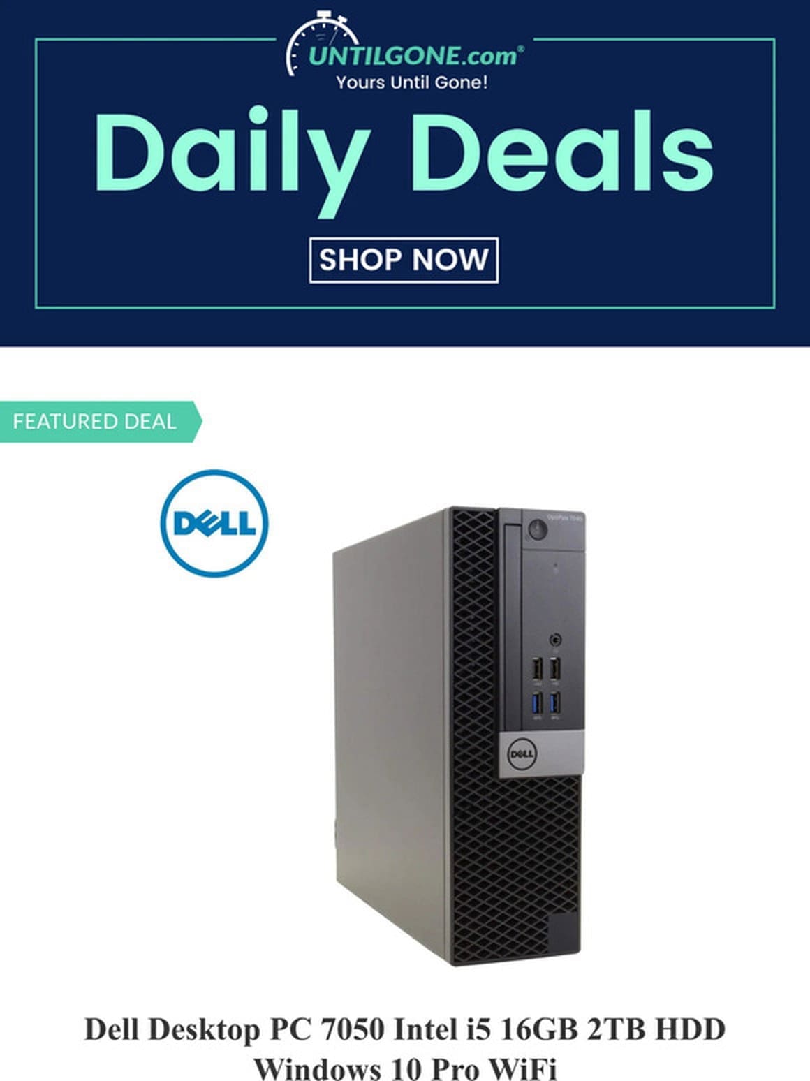 Dell Desktop PC 7050 | 20，000-Lumen Headlamp | True HEPA Air Purifier