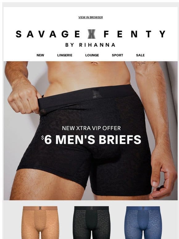 Did Someone Say $6 Men’s Briefs?