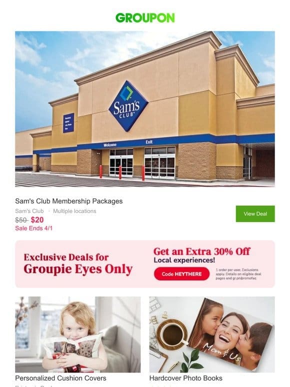 Don’t Miss It! Only $20 for a Sam’s Club Membership!