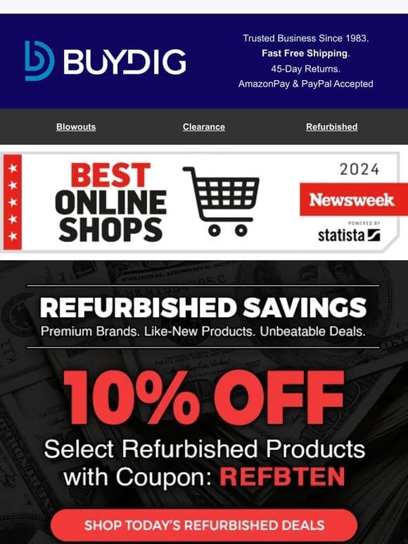 Don’t Miss Out: Save 10% on Top Refurbished Tech!