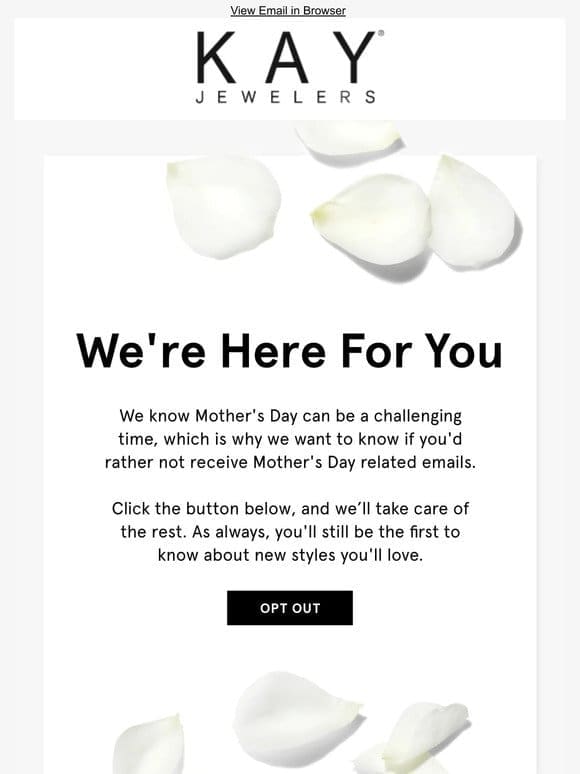 Don’t Want Mother’s Day Emails?