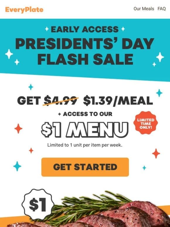 EARLY ACCESS: President’s Day Sale