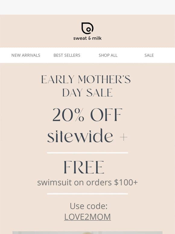 EARLY BIRD Mother’s Day SALE
