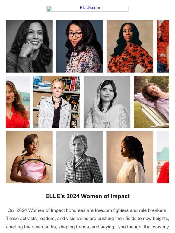 ELLE’s 2024 Women of Impact