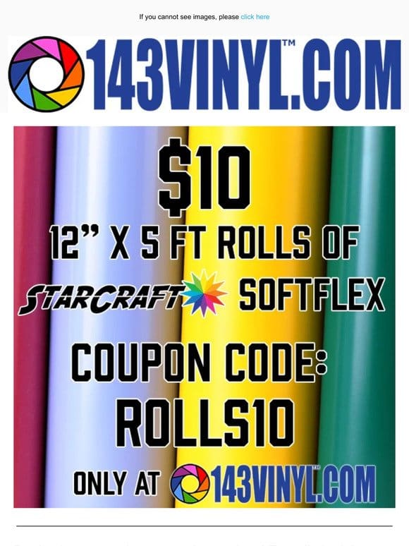 ENDING SOON: 5ft SoftFlex Rolls for $10!