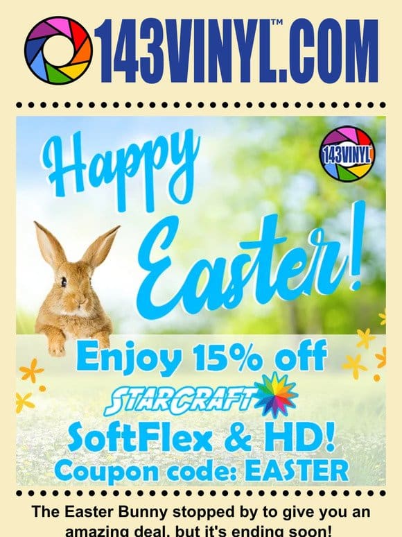 ENDING SOON: Easter Savings!