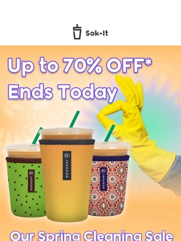 [ENDS TODAY] Up to 70% OFF