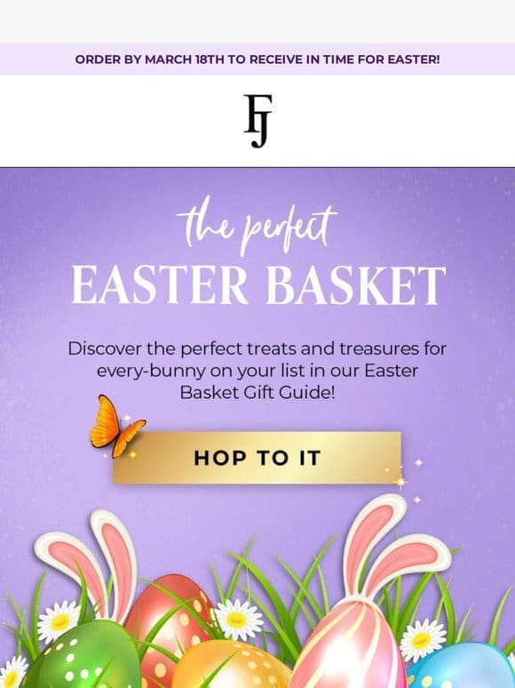 Easter Basket Essentials: Shop Our Gift Guide!