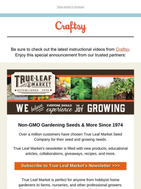 Embark on Your Gardening Journey with True Leaf Market