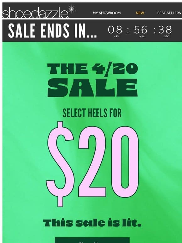 Ends Tonight: Select Heels 4 $20