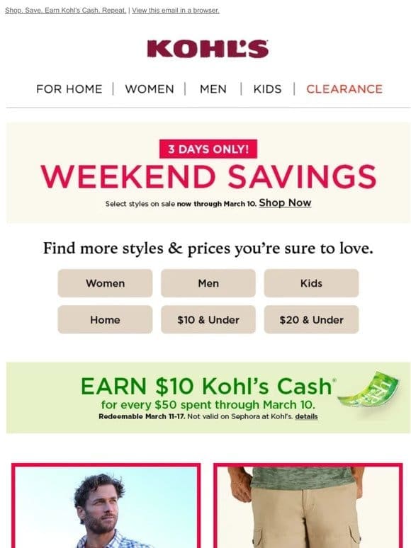 Enjoy Weekend Savings & get MORE for LESS  ️