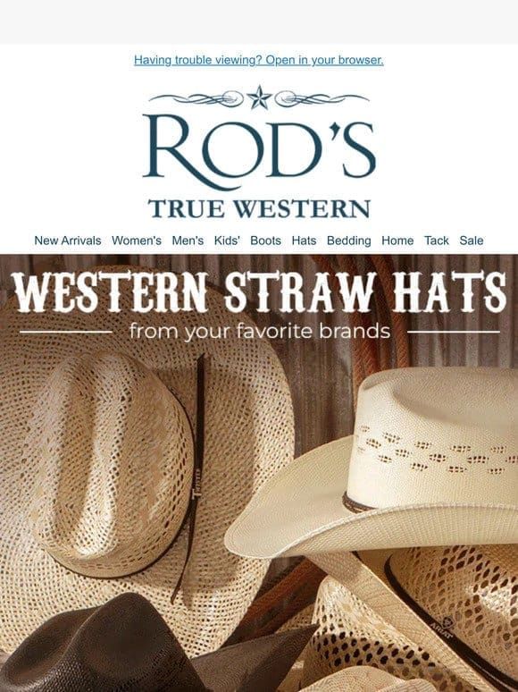 Essential Western Straw Hats: Shop your favorite brands!