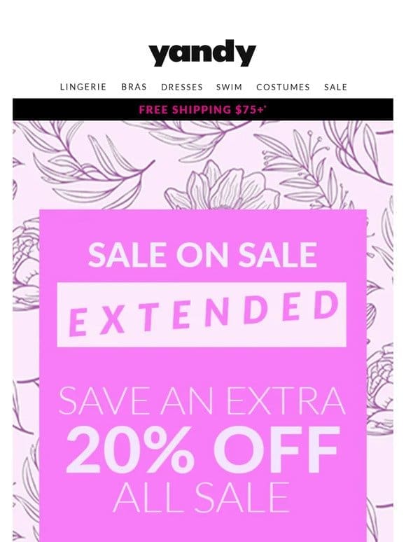 Extended Sale Just for You Babe ❤️