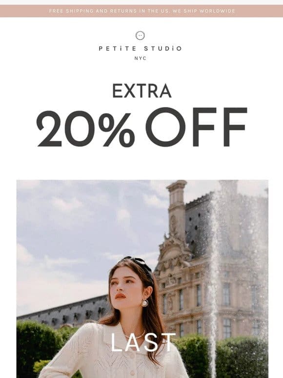 Extra 20% on Winter Last Call