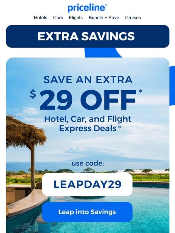 Extra day， extra $29 savings (+ more deals!)