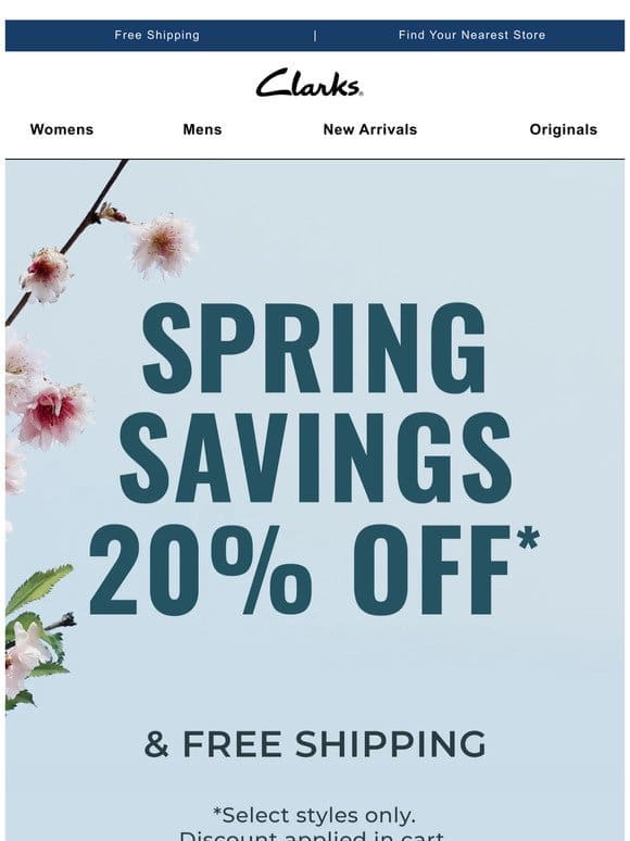 FINAL HOURS: LAST CALL for 20% OFF spring must-haves