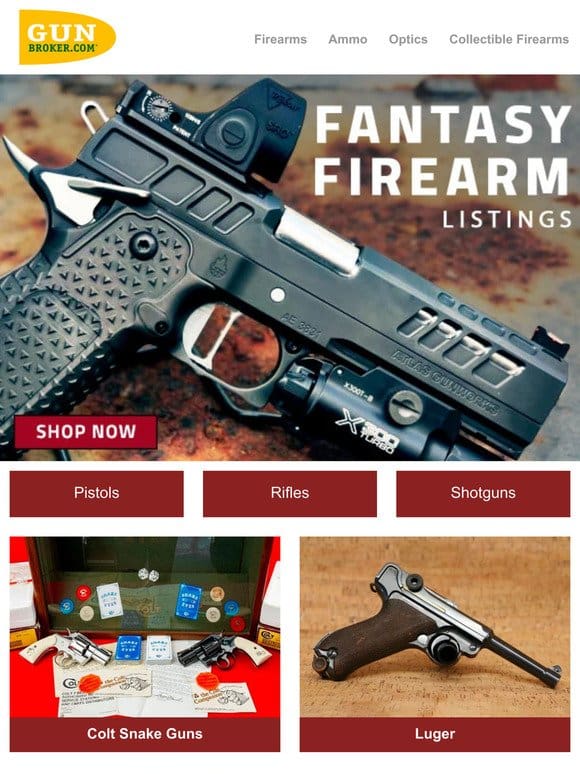 Fantasy Firearms Listings