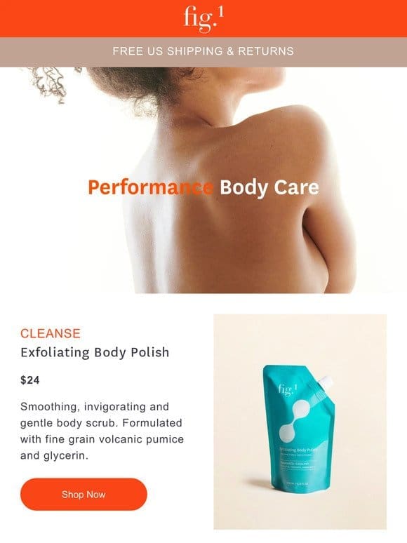 Fig.1 Body: Cleanse， Treat & Moisturize