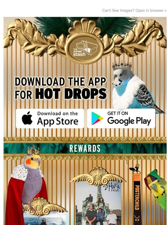 Fly into Rewards Fit for Royalty with the Zumiez App