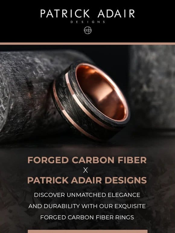 Forged Carbon Fiber x Patrick Adair Designs