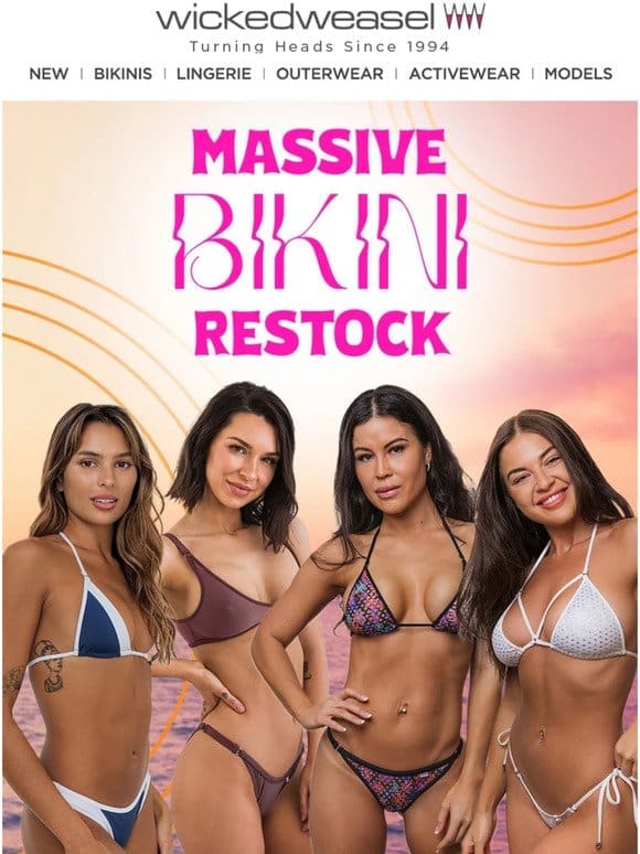 Free Shipping + Massive Bikini Restock!