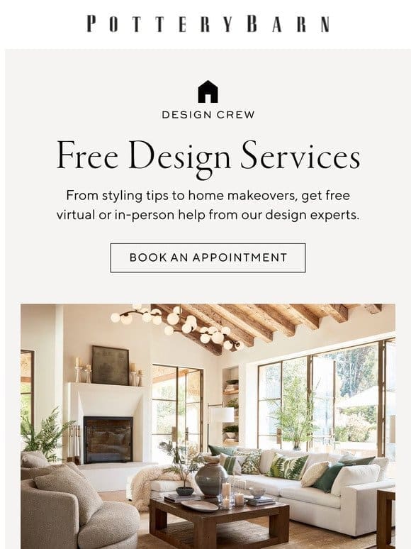 Free design services: We can help