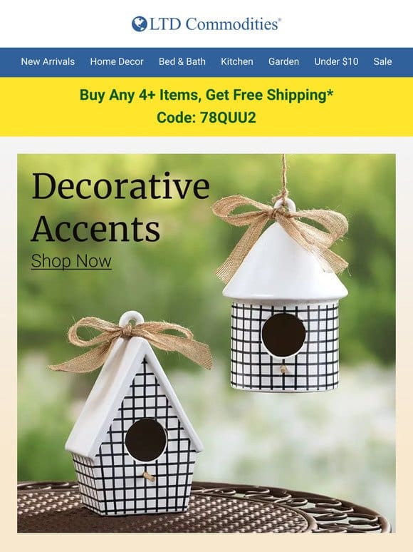 Fun Decorative Accents You’ll Love!