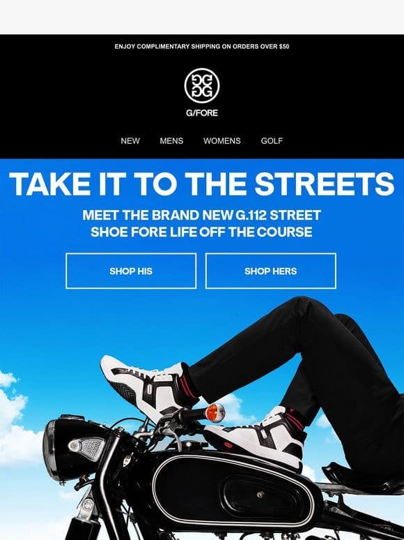 G.112 Street Shoe JUST LAUNCHED