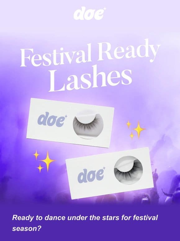 Get Festival-Ready with Our Neo Lashes: Butterfly Kiss & Soulmate