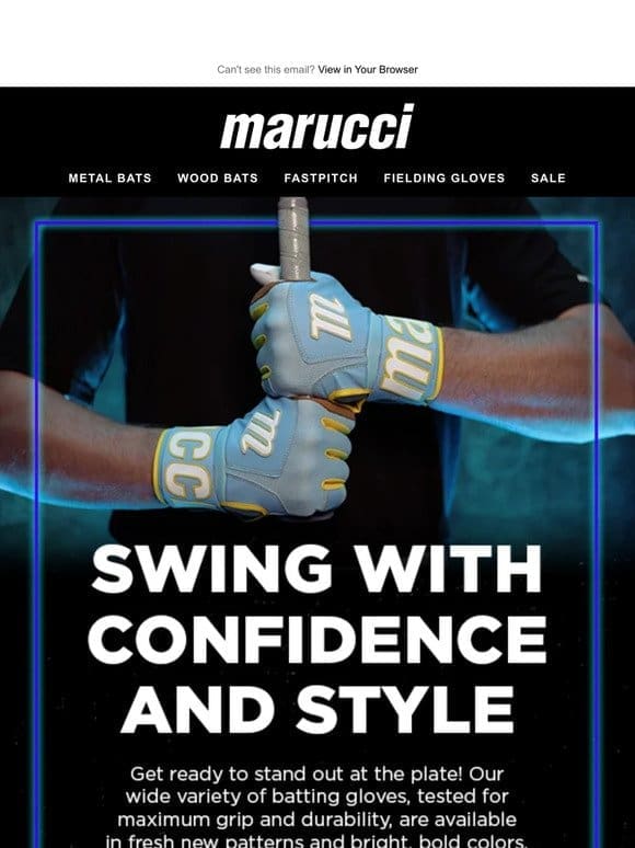 Get a Grip on Greatness: NEW Batting Gloves