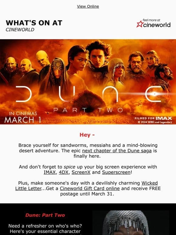 Get ready for DUNE: PART TWO ☀