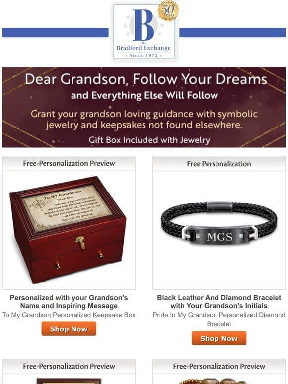 Gifts of Wisdom and Direction for Your Grandson