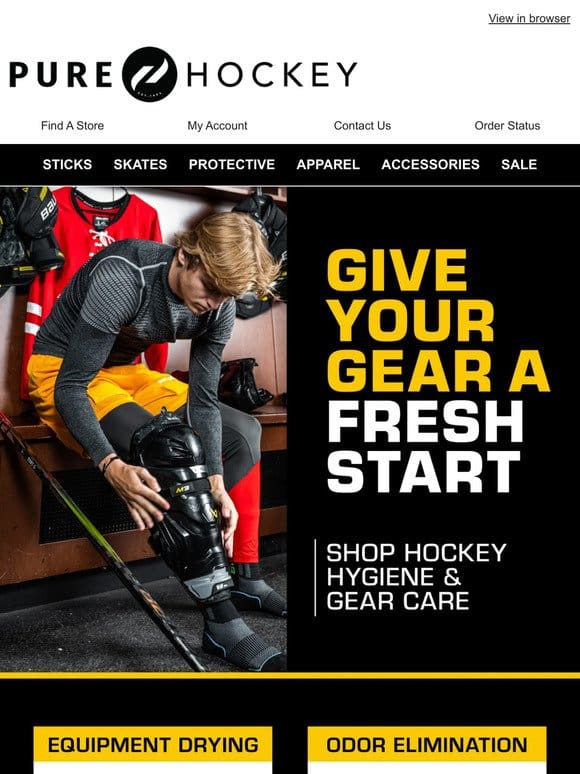 Give Your Gear A Fresh Start With Top Equipment Drying， Cleaning & Hygiene Products!