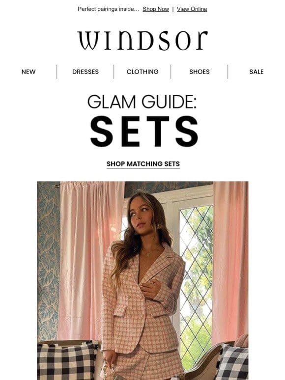 Glam Guide: How to Style Sets