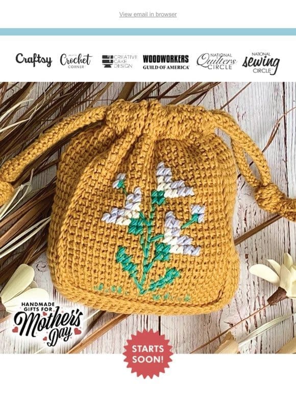 Going LIVE: Flora Drawstring Pouch with Brenda K.B. Anderson