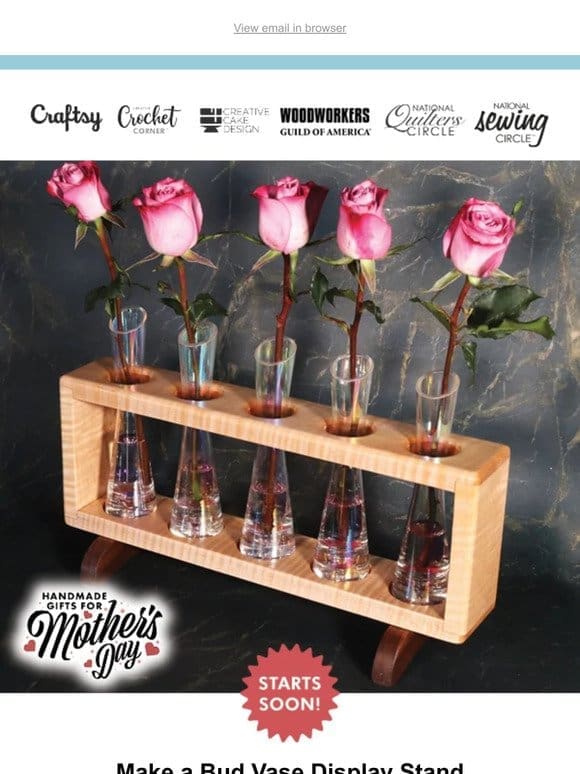 Going LIVE: Make a Bud Vase Display Stand with George Vondriska