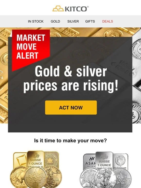 Gold Continues to Rise: Secure Your Future.