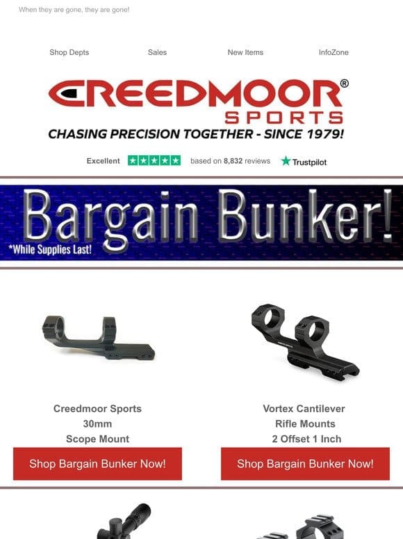 Grab These Bargain Bunker Deals While You Can!