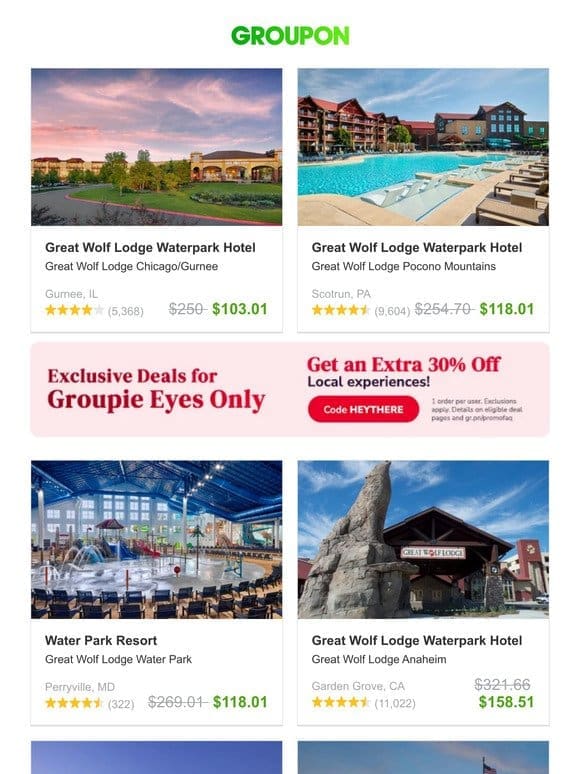 Great Wolf Lodge Waterpark Hotel and More