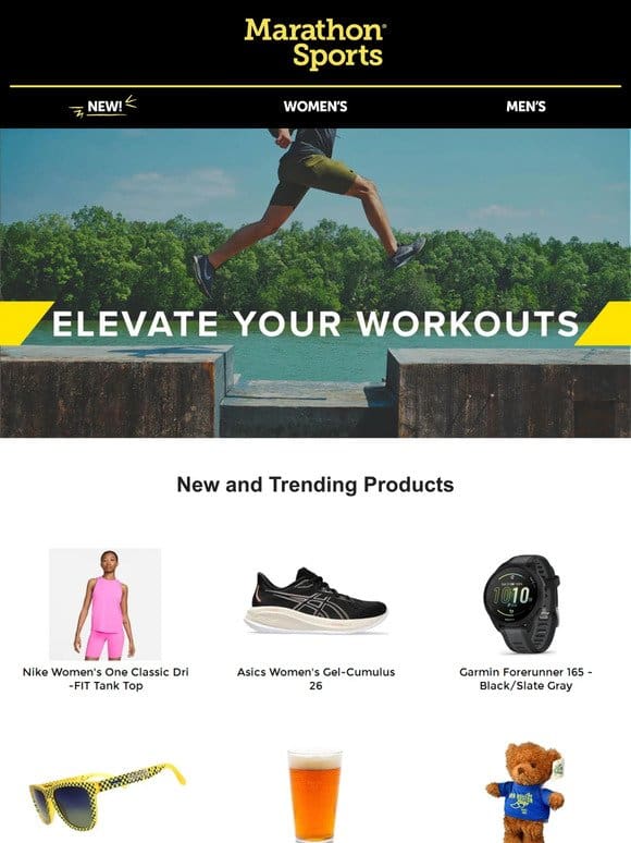 Great deals on the top brands in running