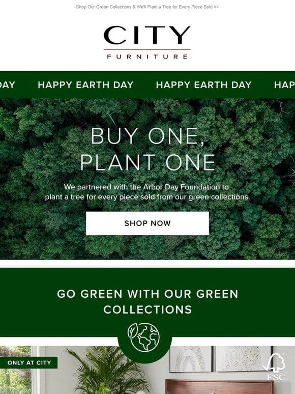 ? Happy Earth Day + Last Chance for the Warehouse Sale