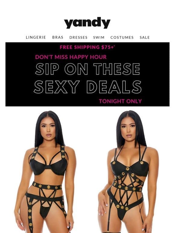 Happy Hour Deal: $5 Lingerie